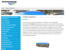 Tablet Screenshot of pool-leitern.net